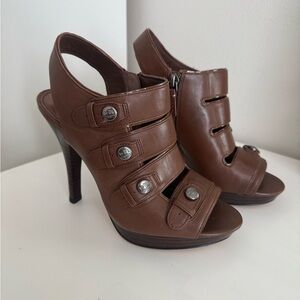 Coach Sandra calf heels